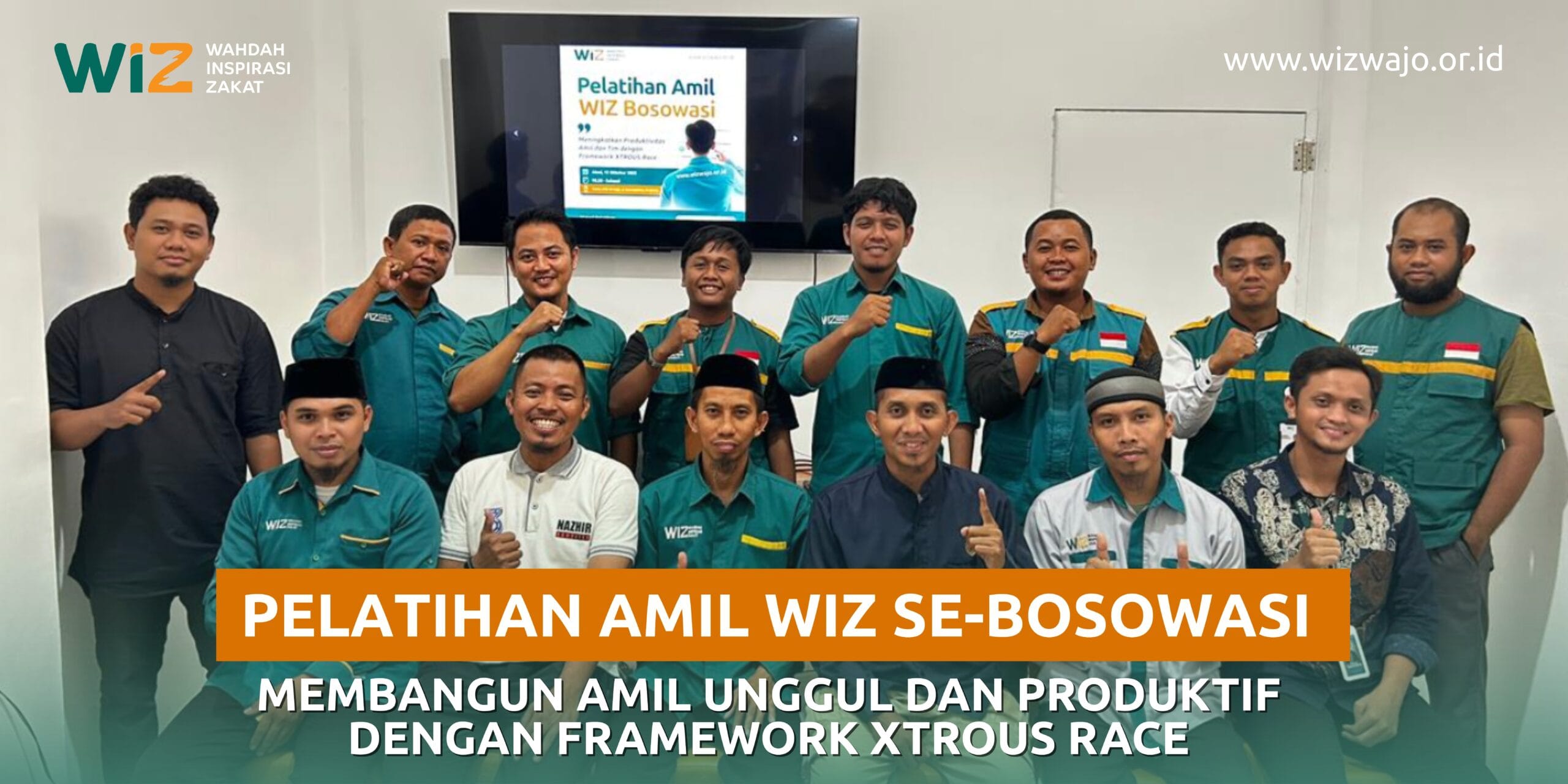 Pelatihan Amil WIZ Sulsel: Tingkatkan Produktivitas Melalui Framework XTROUS Race